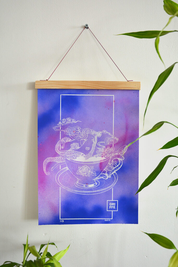 Affiches bombées "Infusion Relaxante"