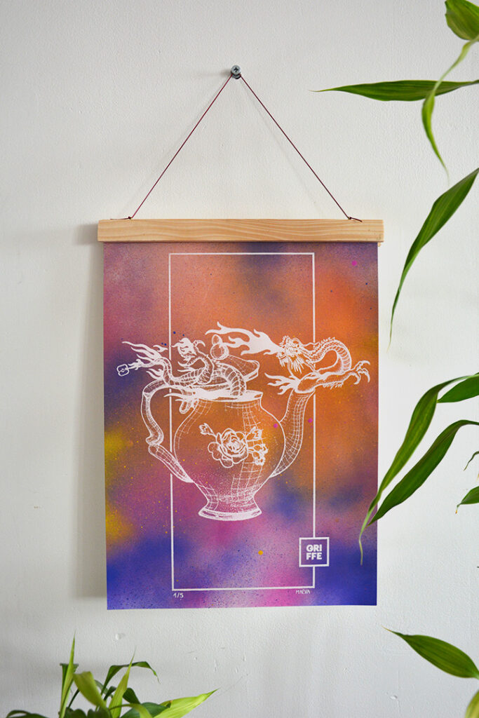 Affiches bombées "Thé Épicé"