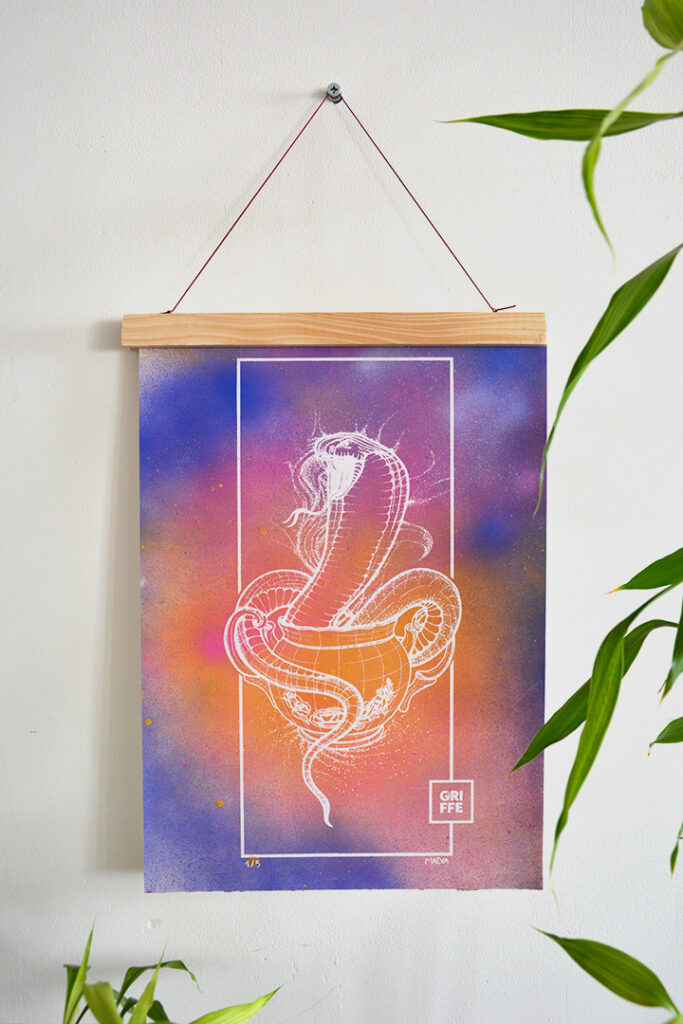 Affiches bombées "Tisane Venimeuse"